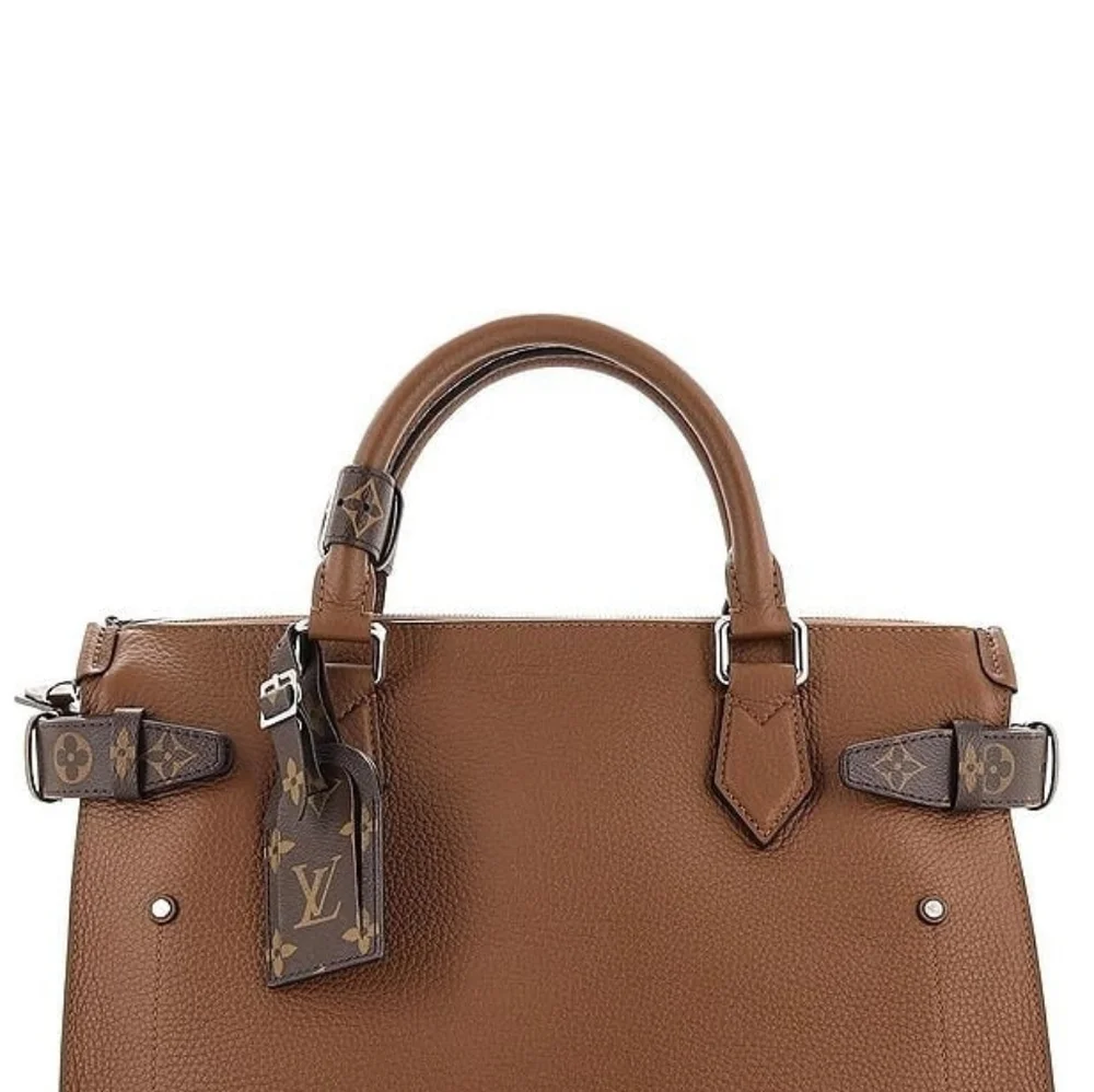 MSRP$4500 Rare! NEW Louis Vuitton North South Tote Taurillon Leather Monogram - Picture 2 of 16